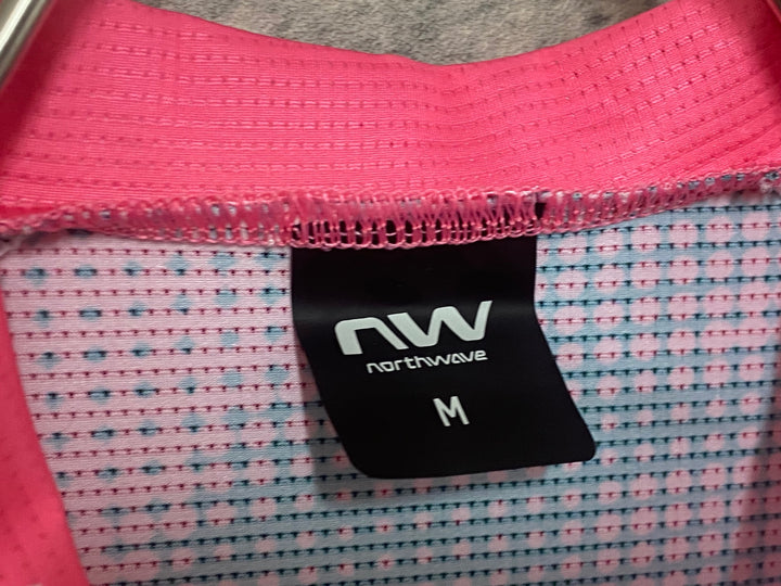 JN354 ノースウェーブ NORTHWAVE 半袖 サイクルジャージ ピンク M EF EDUCATION