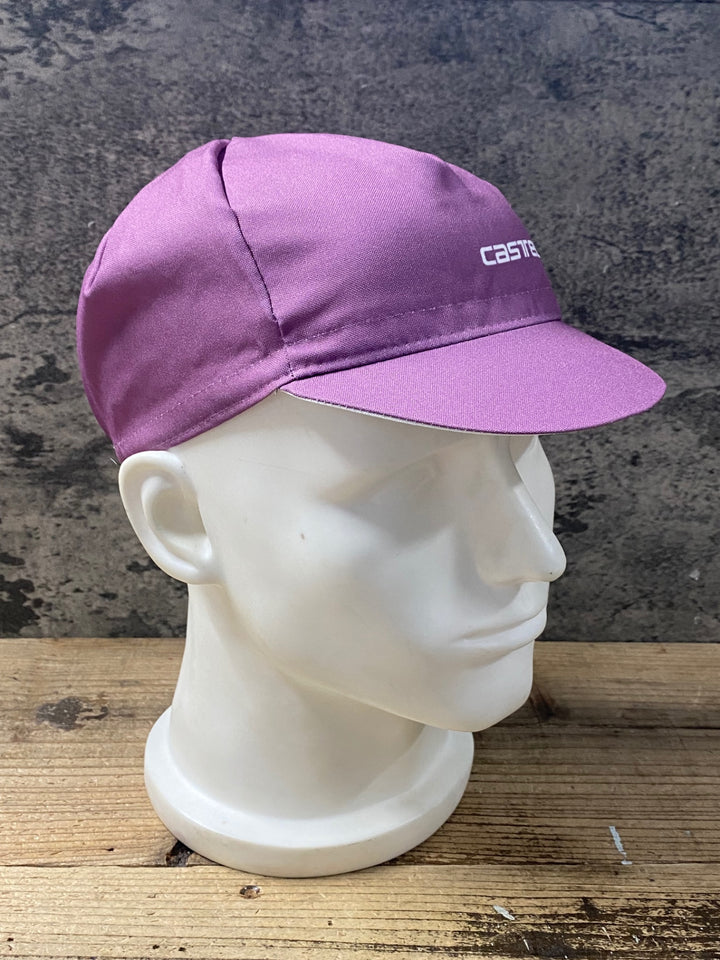 KP118 カステリ CASTELLI サイクルキャップ 紫 ワンサイズ