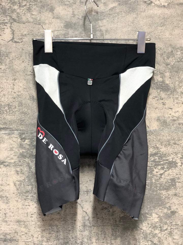 KK364 サンティーニ Santini レーサーパンツ 黒 M DE ROSA ※ほつれ