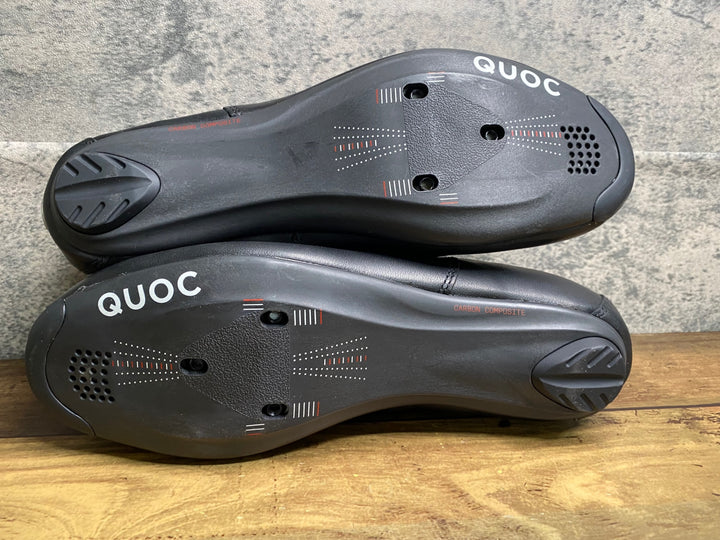 JE376 クオック QUOC NIGHT レザー ビンディングシューズ 黒 EU39.5 3穴