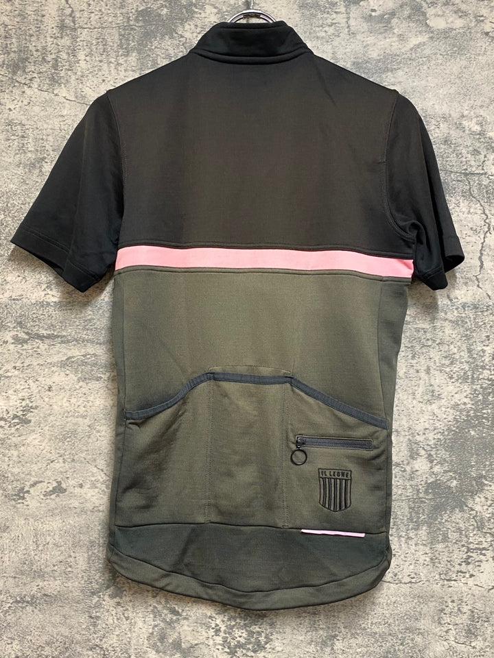 HZ799 ラファ Rapha クラブジャージ CLUB JERSEY 半袖 サイクルジャージ 黒 S ※色あせ