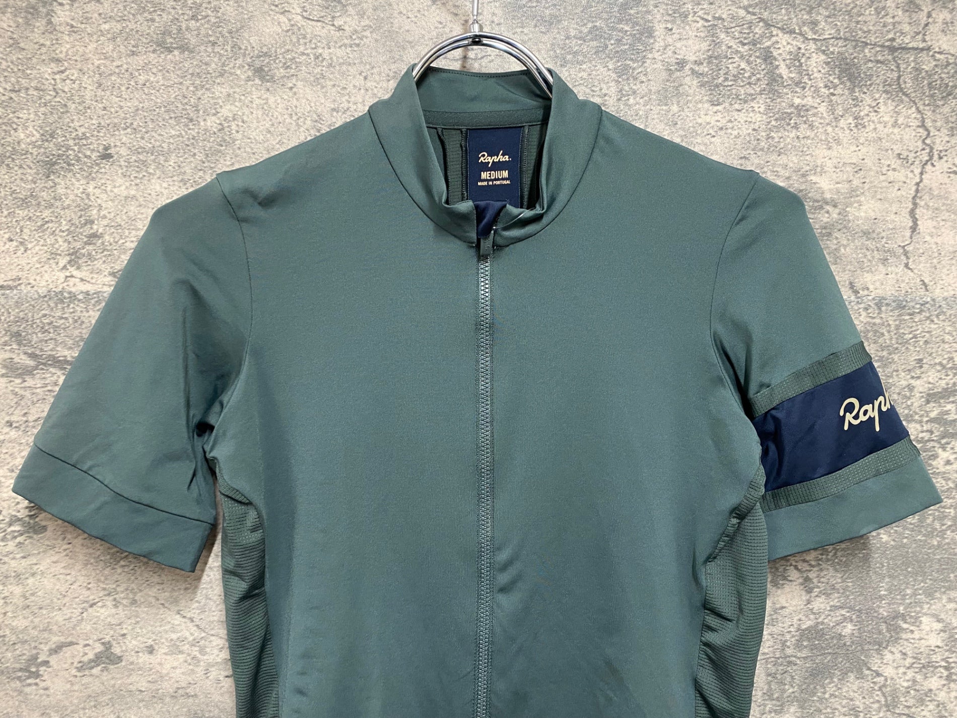 KP548 ラファ Rapha SOUPLESSE JERSEY ll 半袖 サイクルジャージ 緑 M