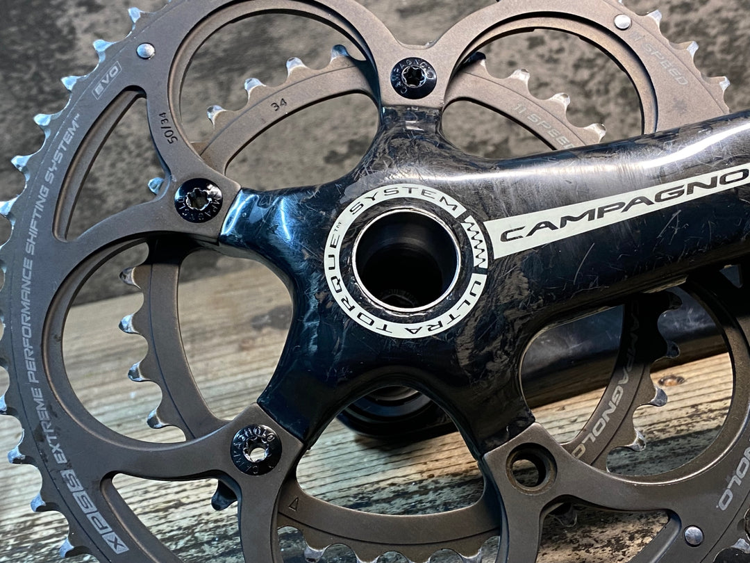 JN283 カンパニョ―ロ CAMPAGNOLO コーラス CHORUS クランクセット 50/34T 172.5mm