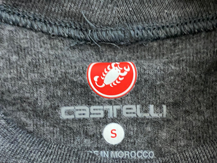 JV453 カステリ CASTELLI 長袖 ベースレイヤー グレー S 裏起毛