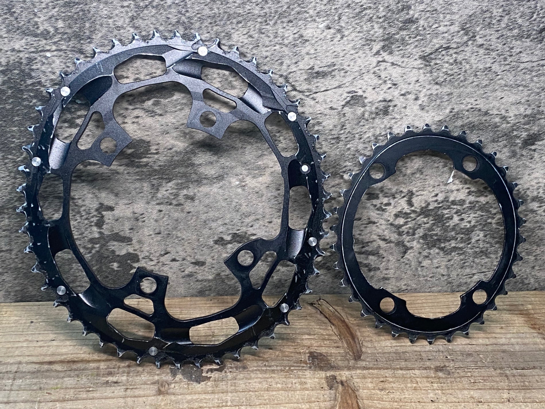 JO926 リデア RIDEA PowerRing W2T R4-9 チェーンリングセット 50/34T