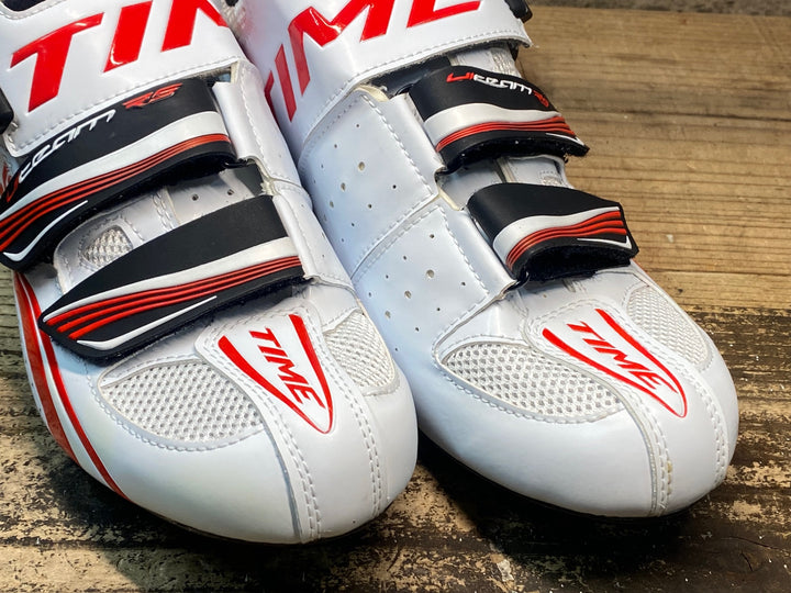 JR518 タイム TIME ULTEAM RS CARBON ビンディングシューズ 白 EU42