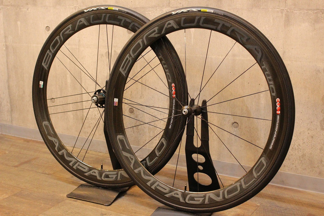 カンパニョーロ CAMPAGNOLO ボーラ ウルトラ BORA ULTRA TWO 50 カーボン チューブラー ホイールセット シマノ 11/12S ナロー【名古屋店】