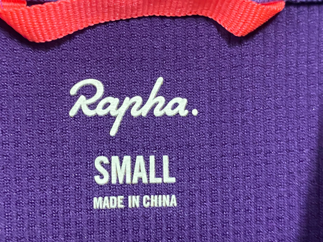 KF638 ラファ Rapha MEN'S BREVET JERSEY 半袖 サイクルジャージ 紫 S