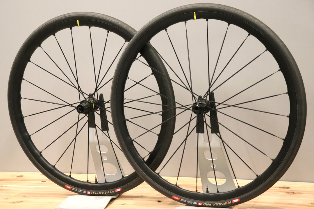 マヴィック MAVIC キシリウム KSYRIUM SL 25 DISC アルミ チューブレスレディ ホイールセット シマノ11S/12S 19C 【仙台店】