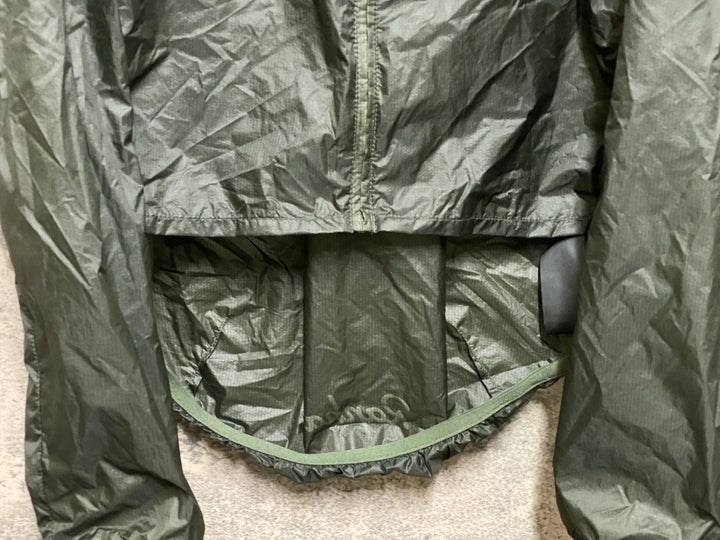 KE033 ラファ Rapha BREVET FLYWEIGHT WIND JACKET 長袖 サイクルジャケット オリーブ L