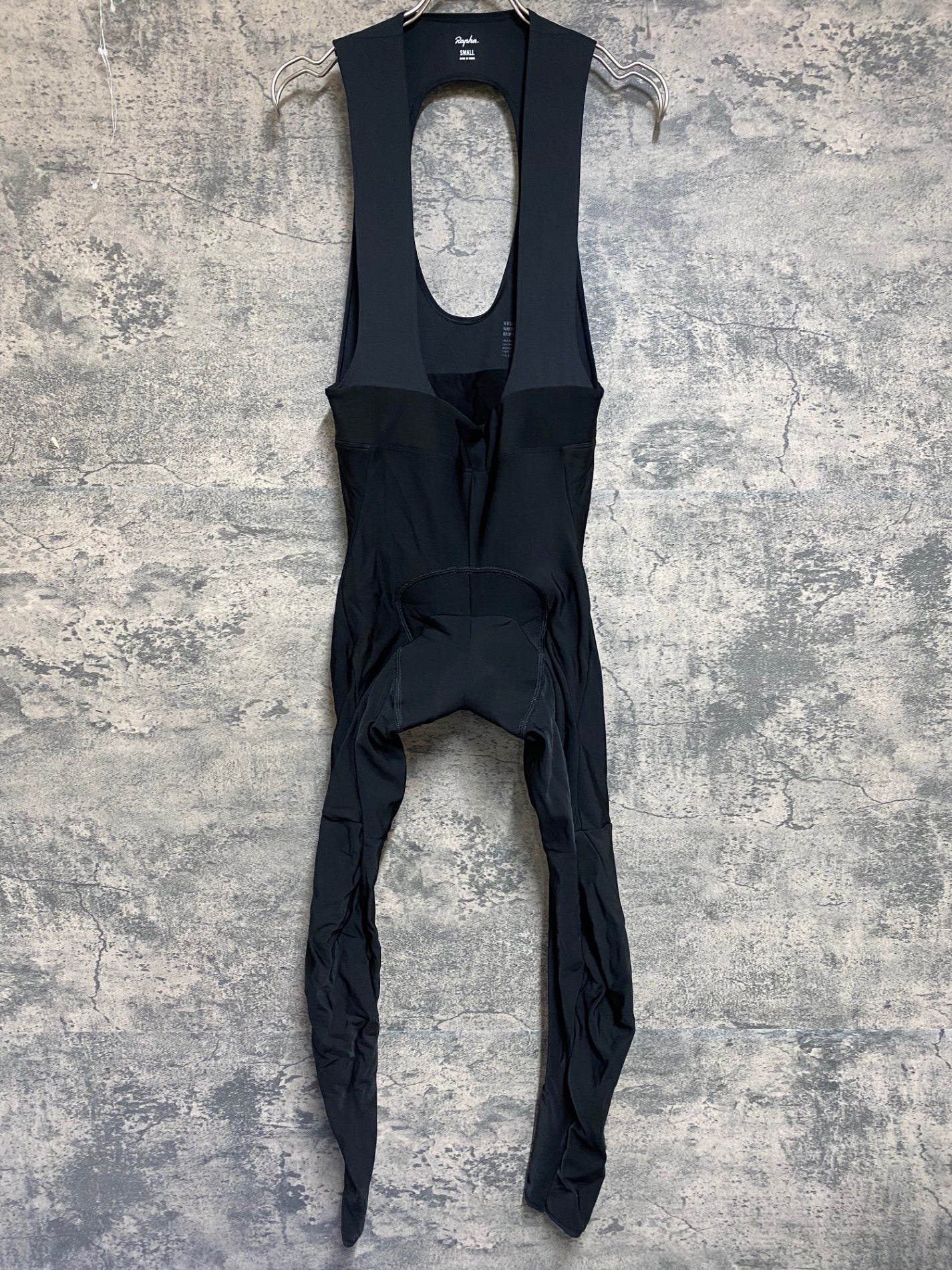 JR827 ラファ Rapha CORE WINTER TIGHTS WITH PAD ビブタイツ 黒 S 裏