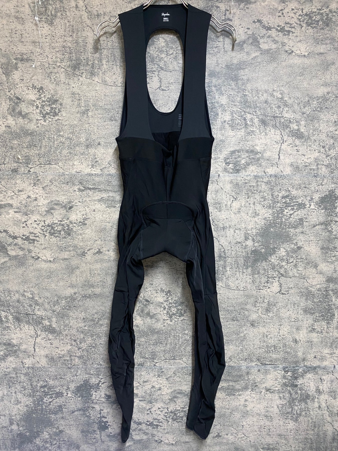 JR827 ラファ Rapha CORE WINTER TIGHTS WITH PAD ビブタイツ 黒 S 裏