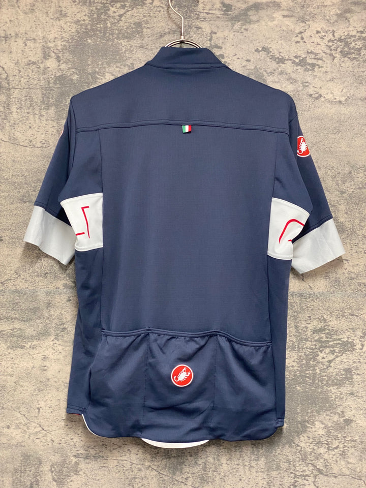 KG670 カステリ CASTELLI 半袖 サイクルジャージ グレー M