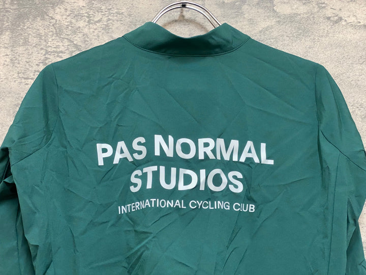 JN307 パスノーマルスタジオ PAS NORMAL STUDIOS 長袖 ウィンドブレーカー 緑 XS