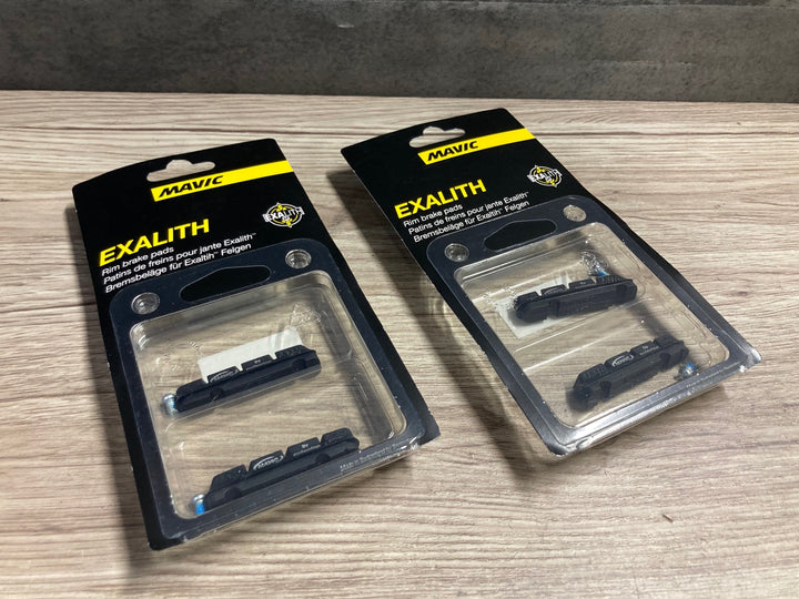 JS001 マヴィック MAVIC EXALITH Rim Brake Pads ブレーキシュー 前後セット 未使用