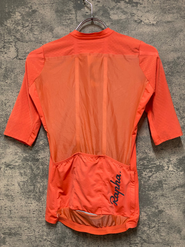 JM870 ラファ Rapha SOUPLESSE AERO JERSEY 半袖 サイクルジャージ オレンジ XS レディース