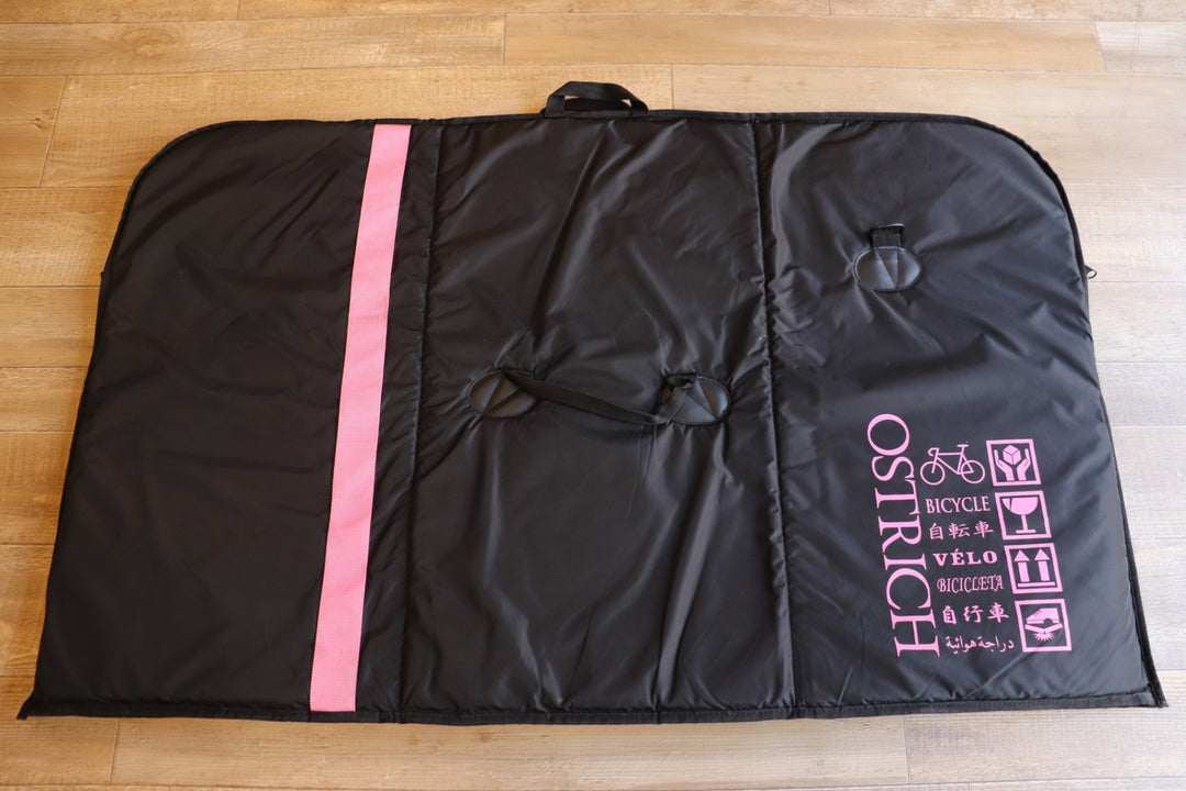 オーストリッチ OSTRICH OS-500 トラベルバッグ クッション付き 輪行袋 黒/ピンク 【さいたま浦和店】