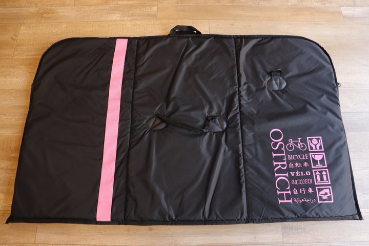 オーストリッチ OSTRICH OS-500 トラベルバッグ クッション付き 輪行袋 黒/ピンク 【さいたま浦和店】