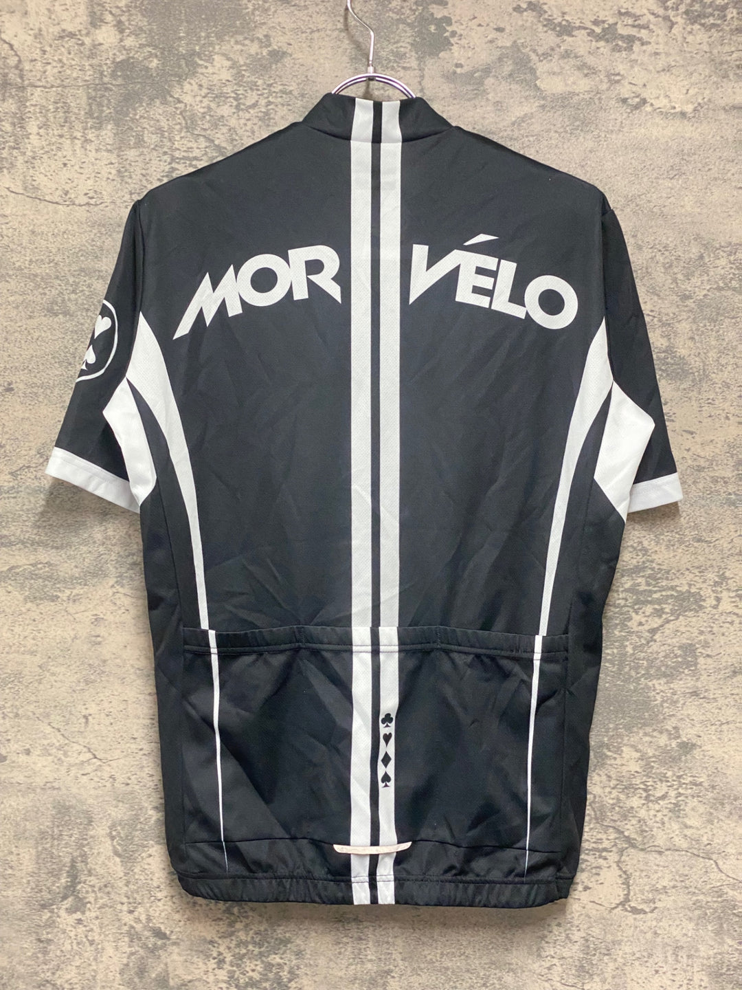 KJ266 モルベロ MORVELO 半袖 サイクルジャージ 黒 XS