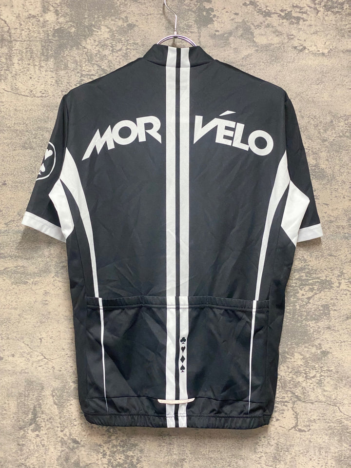 KJ266 モルベロ MORVELO 半袖 サイクルジャージ 黒 XS