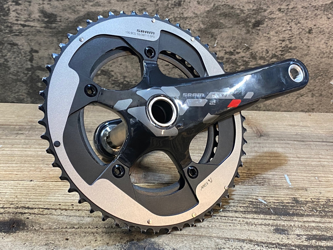 JV824 スラム SRAM Red 22 カーボン クランクセット 170mm 53/39T XGideR BCD130 11s GXP