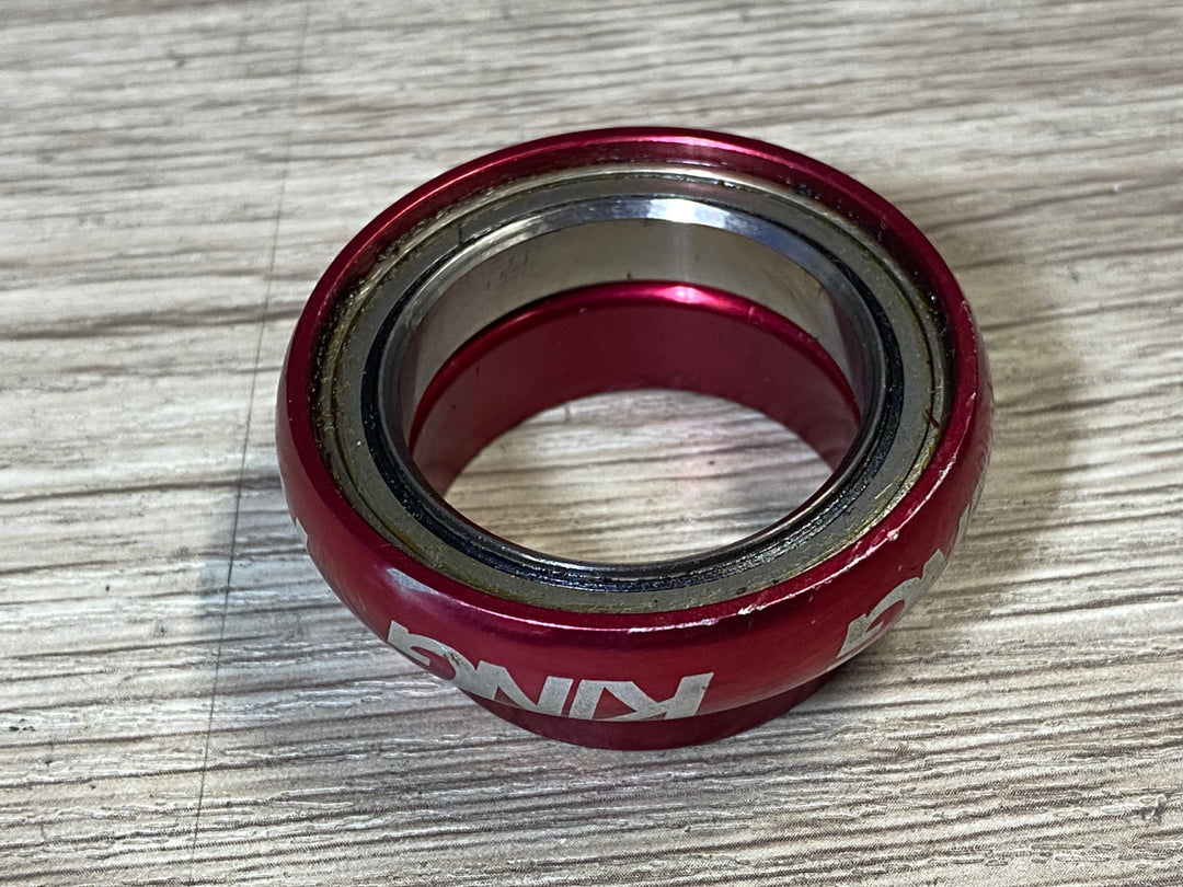 JT261 クリスキング CHRIS KING NoThreadSet アヘッド ヘッドパーツ ヘッドセット 上下1-1/8 OS アウトボード式 レッド ※トップキャップ無し