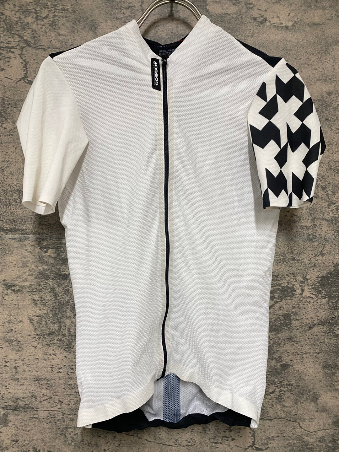 KB491 アソス ASSOS EQUIPE RS Aero SS Jersey 半袖 サイクルジャージ 白黒 S