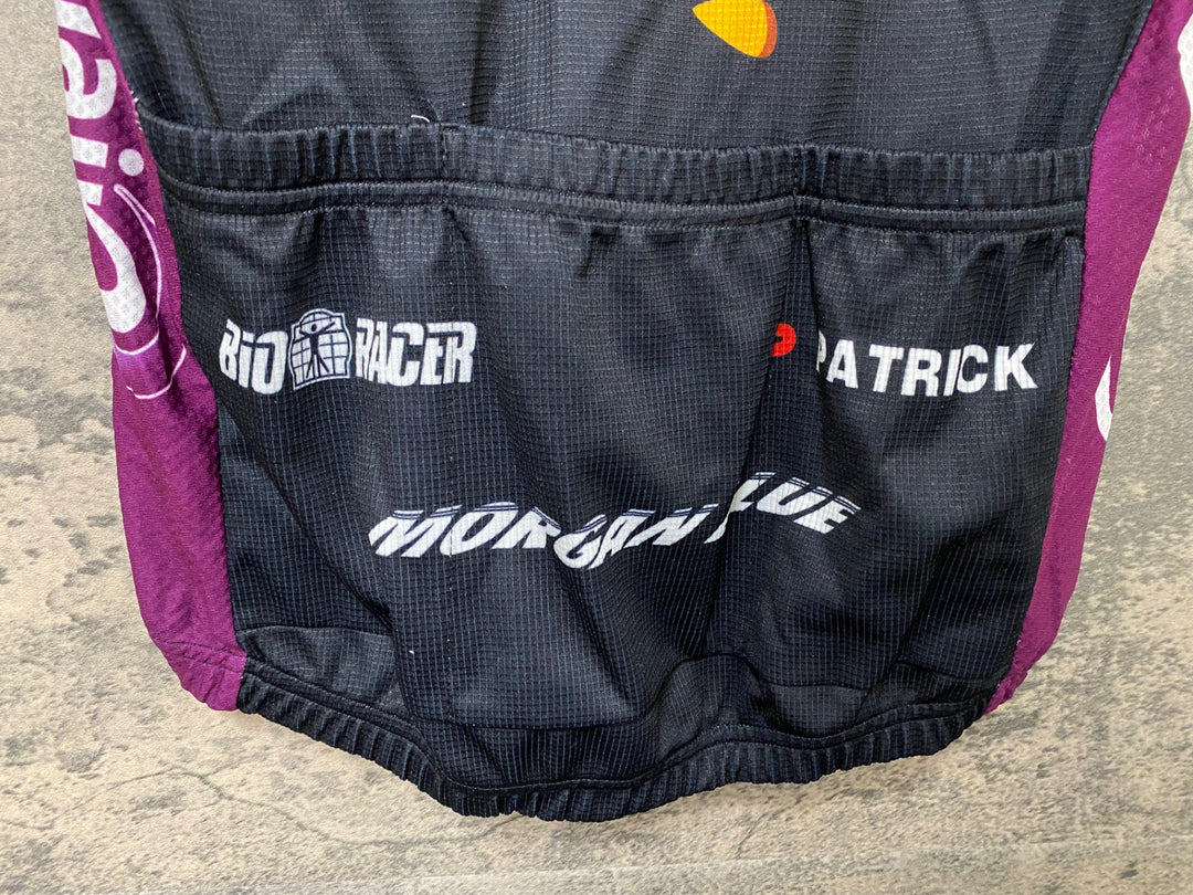 JV222 ビオレーサー BIORACER 半袖 サイクルジャージ 総柄 M Ventilair