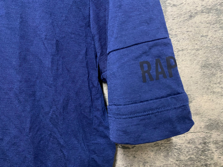 JZ460 ラファ RAPHA TEAM TRANSFER MERINO T-SHIRT 青 S