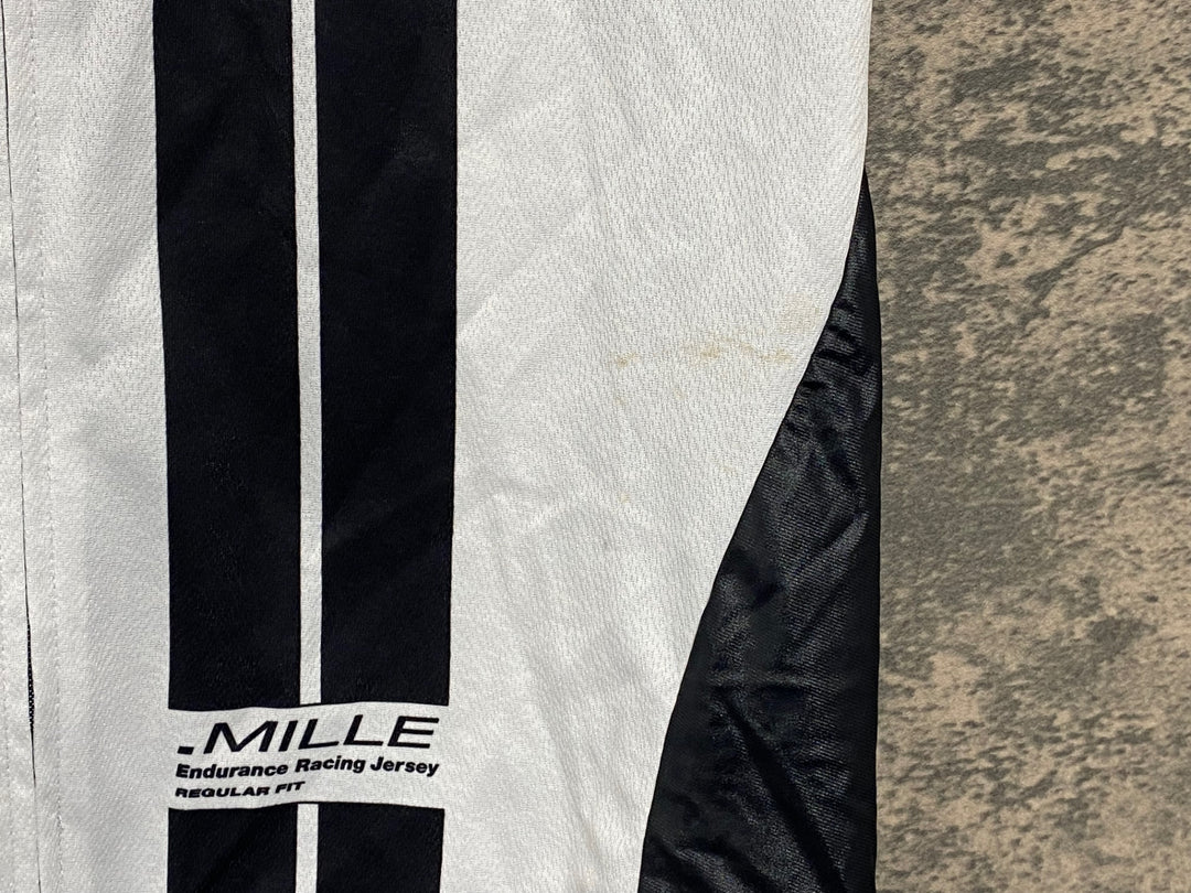 JQ942 アソス ASSOS SS.MILLE 半袖 サイクルジャージ 白 M ※汚れ シミ