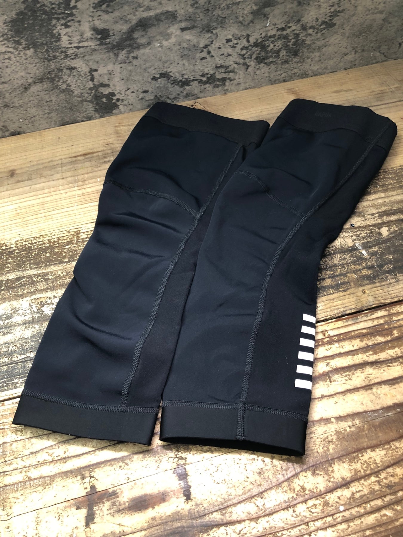 JO780 ラファ Rapha PRO TEAM NEE WARMERS ニーウォーマー黒 Sサイズ