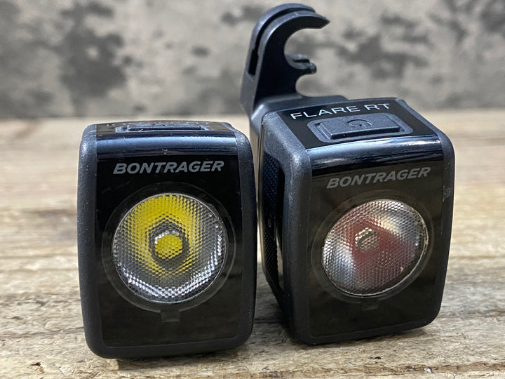 JY949 ボントレガー BONTRAGER ION 200 RT FLARE RT フロントライト リアライト 前後セット ※点灯確認済み