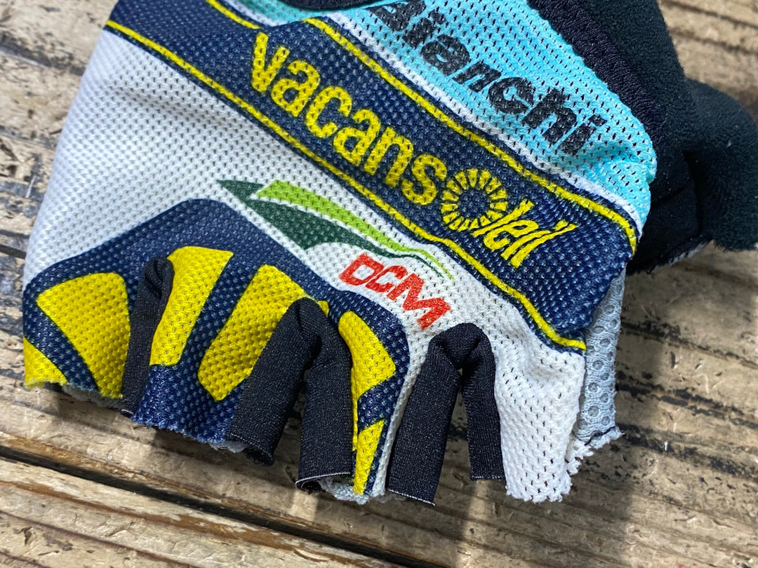 KB714 サンティーニ Santini 指切 グローブ ハーフジップ 総柄 L vacansoleil