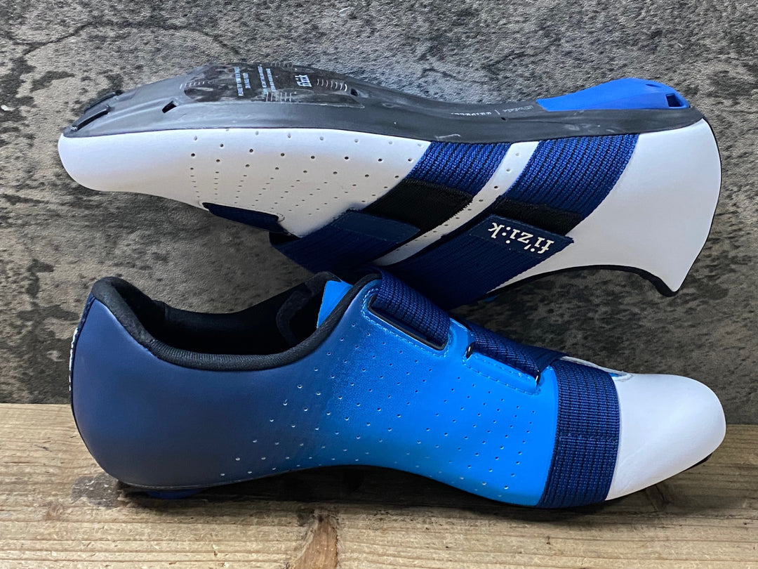 KI042 フィジーク fizik VENTO POWERSTRAP R1 モビスター MOVISTAR ビンディングシューズ 3穴 EU43 1/2