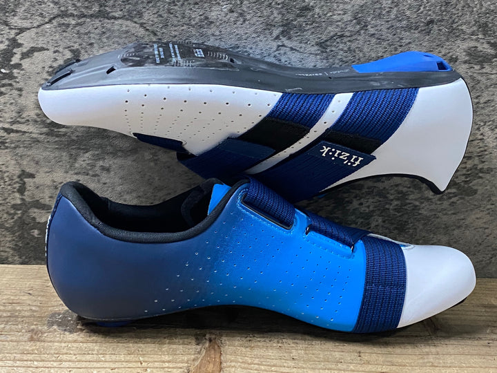 KI042 フィジーク fizik VENTO POWERSTRAP R1 モビスター MOVISTAR ビンディングシューズ 3穴 EU43 1/2