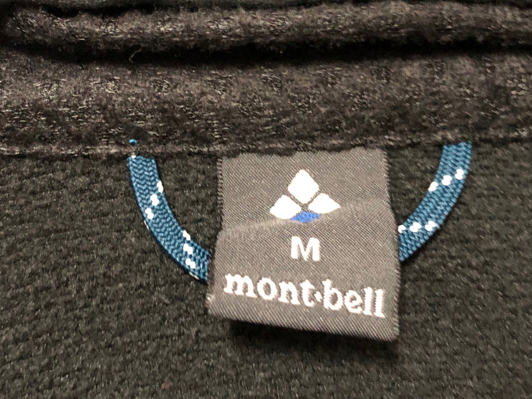 KB925 モンベル mont-bell 長袖 サイクルジャケット 青 M 裏起毛