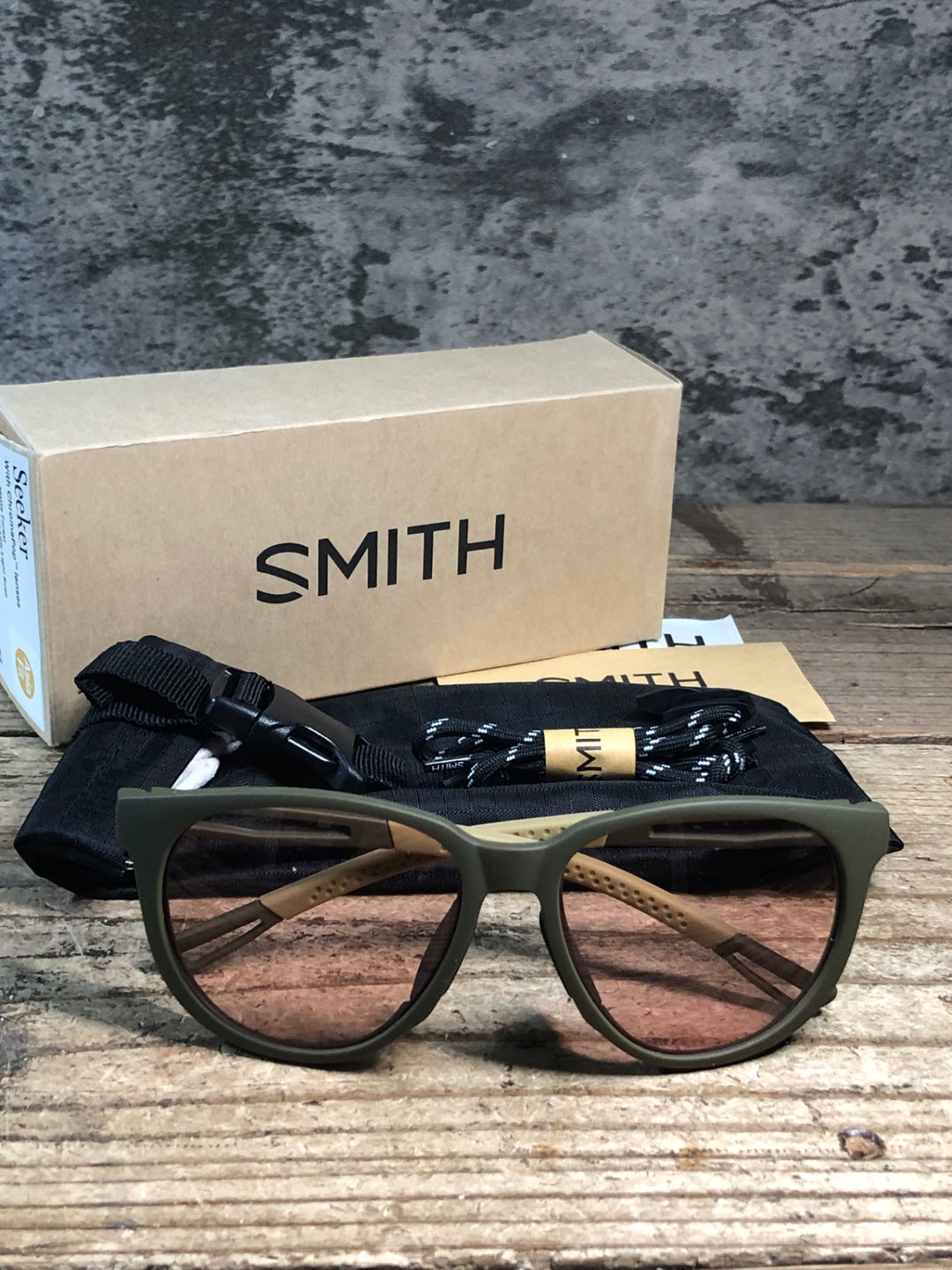 JQ097 スミス SMITH シーカー SEEKER アイウェア サングラス アジアフィット 緑
