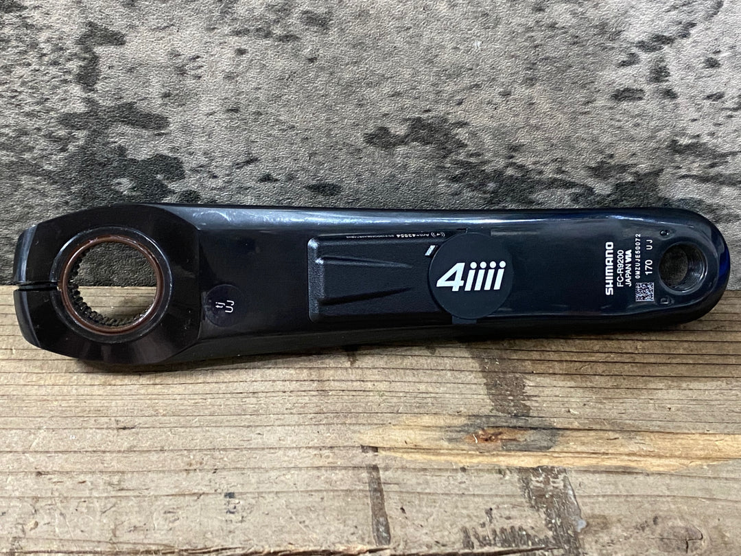 KE300 4iiii プレシジョン PRECISION 3 シマノ SHIMANO デュラエース DURA-ACE FC-R9200 左クランク パワーメーター 170mm
