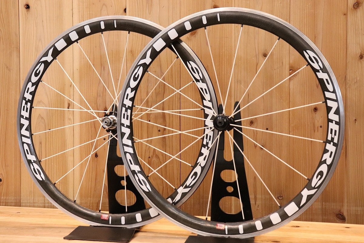 スピナジー ステルス カーボン SS クリンチャー ホイール シマノ 10速 スピナジー SPINERGY ステルス STEALTH CARBON PBO アルミ/カーボン
