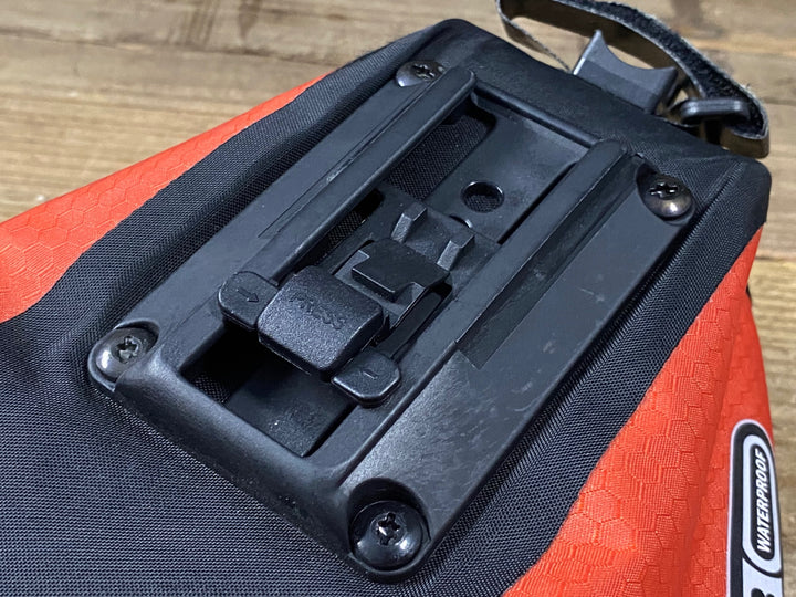 KP519 オルトリーブ ORTLIEB WATERPROOF サドルバッグ オレンジ L