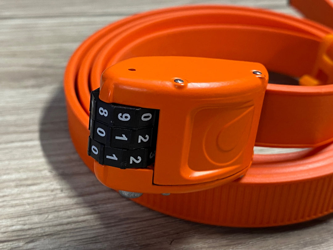 JY956 オットーロック OTTOLOCK バンドロック 鍵 152cm長 オレンジ