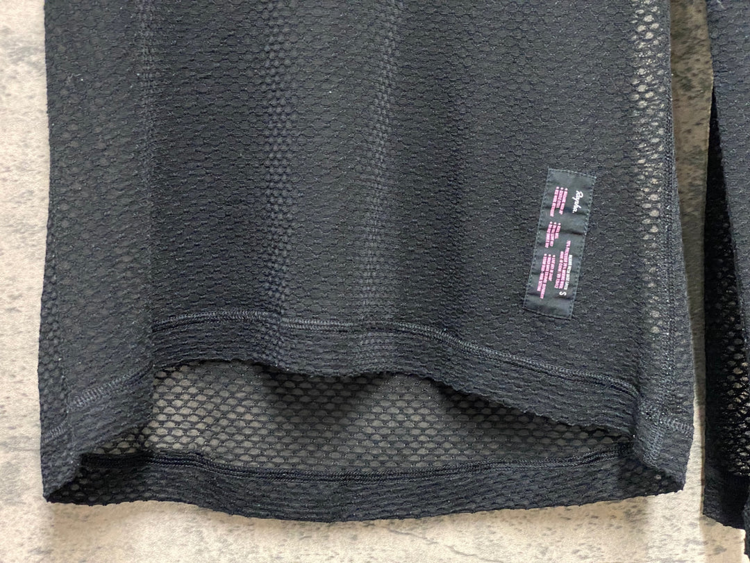 KG512 ラファ Rapha MERINO MESH BASE LAYER 長袖 ベースレイヤー 黒 S