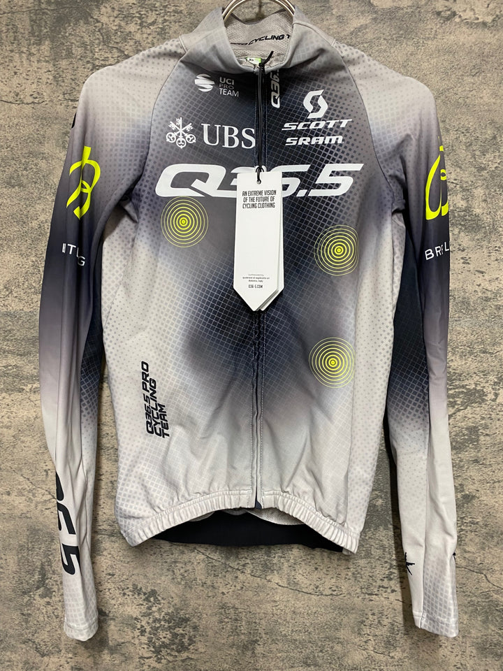 JS715 Q36.5 長袖 サイクルジャージ XS グレー チームジャージ 未使用