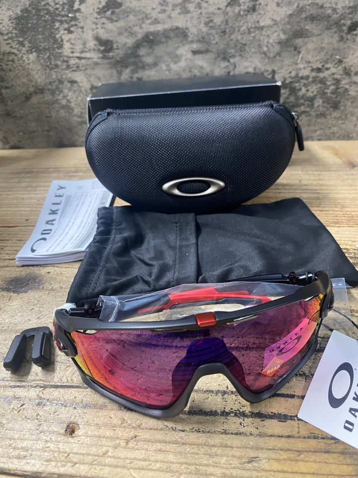KJ387 オークリー OAKLEY JAW BREAKER サングラス アイウェア 黒 PRIZM ROAD