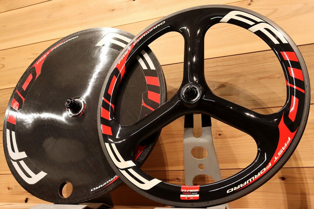 ファストフォワード FFWD 3SPOKE / DISC-T カーボン チューブラー バトンホイール ディスクホイール セット シマノ12S/11S 【千葉店】