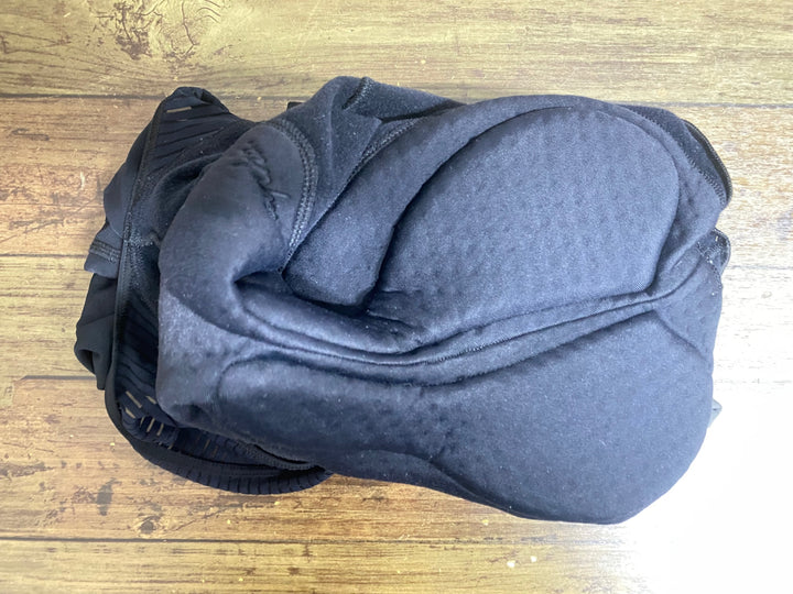 KQ561 ラファ Rapha BREVET CARGO WINTER TIGHTS ビブタイツ 黒 S 裏起毛 ※スレ