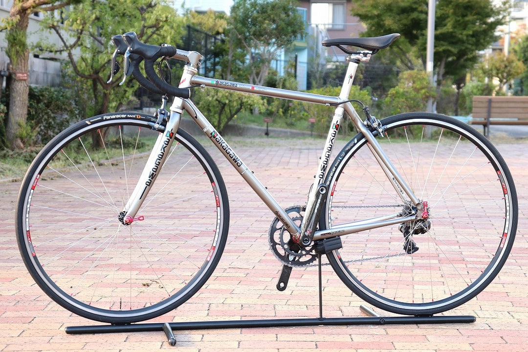 ナカガワ NAKAGAWA プロミネンス PROMINENCE HYBRID シマノ アルテグラ 6770 MIX DI2 10S クロモリ カーボン ロードバイク 【芦屋店】