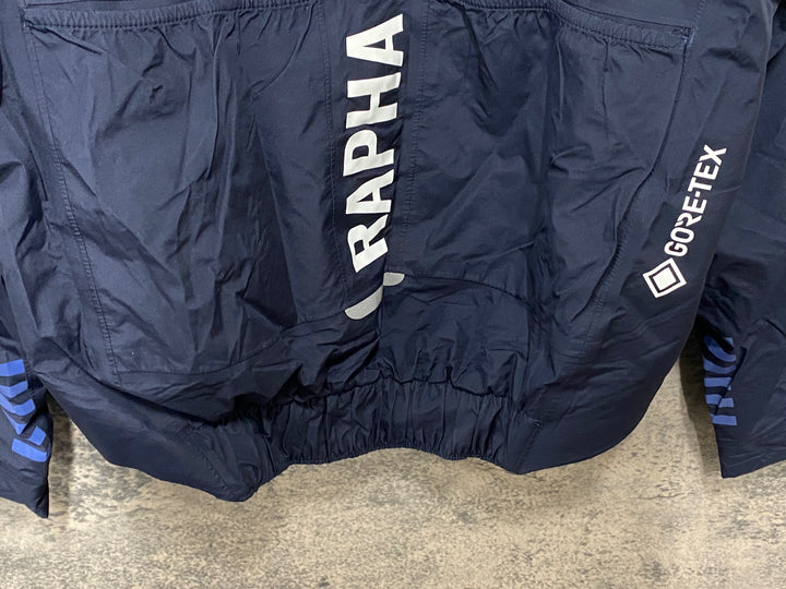 JU431 Rapha PRO TEAM INSULATED RAIN JACKET 長袖 レインジャケット 紺 M