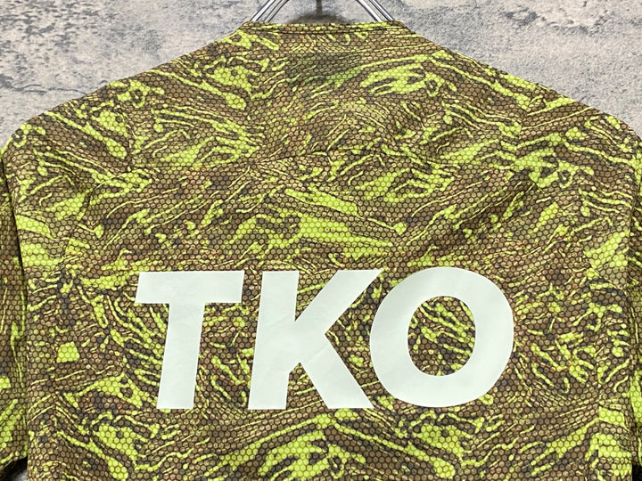 KA445 パスノーマルスタジオ PAS NORMAL STUDIOS T.K.O. Disorder 半袖 サイクルジャージ カーキ 黃 S