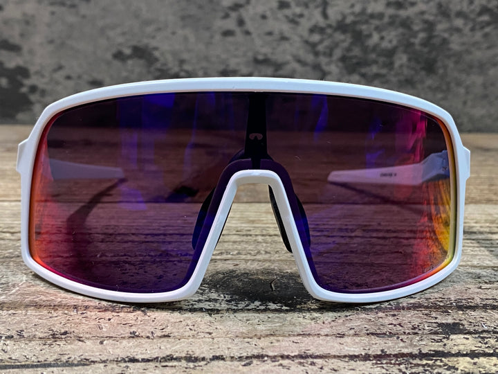 JU579 オークリー OAKLEY SUTRO S サングラス アイウェア 白 PRIZM ミラー